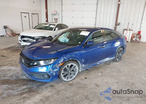 2019 Honda Civic Sport from USA, damaged, VIN 2HGFC2F81KH576996